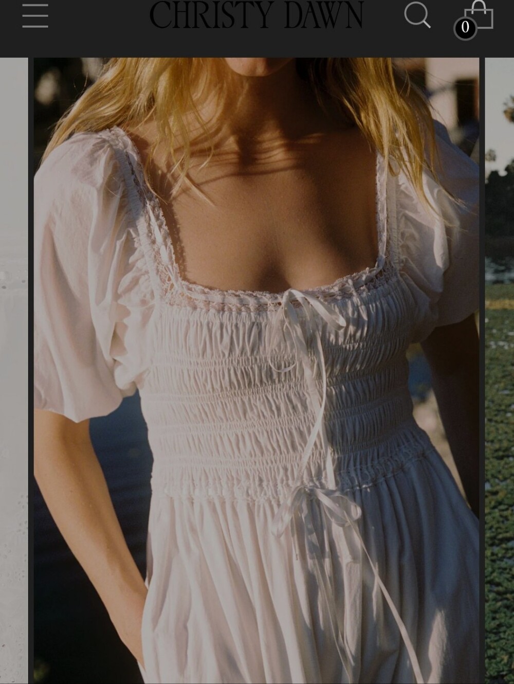 Christy Dawn The Ricarda Dress In Alabaster - Picture 11 of 16